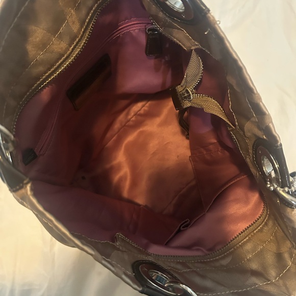 Coach Tan Signature Tote Bag - Picture 5 of 6